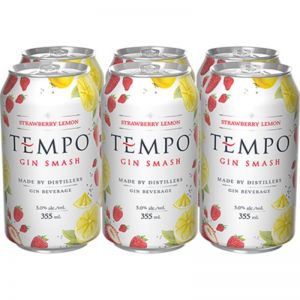 Tempo Gin Smash Strawberry Lemon-6*355ml